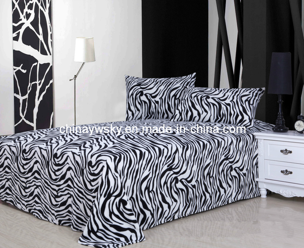 Super Soft Printed Coral Fleece Blanket