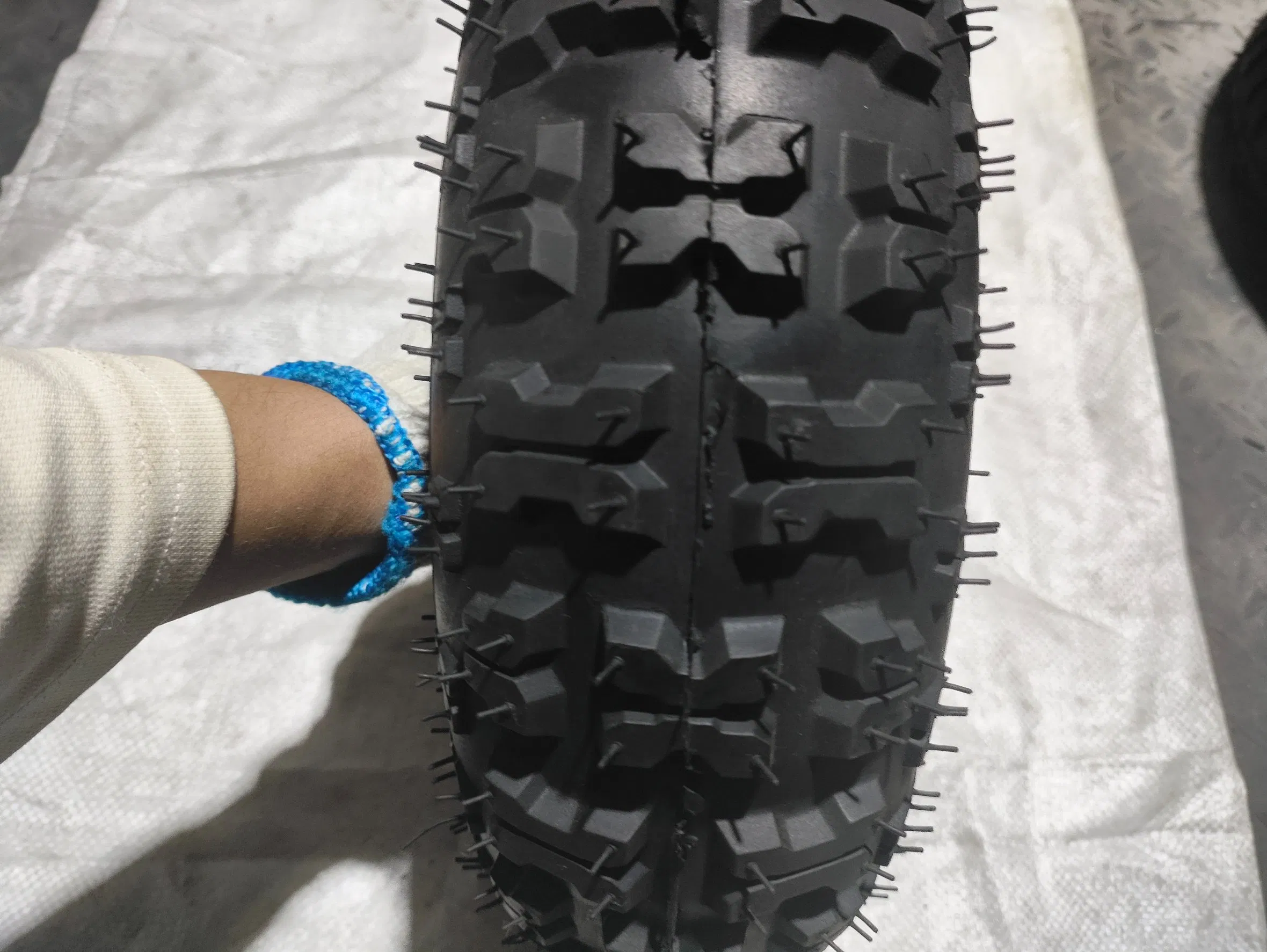 Air Filled Wheel 5.00-6 for Snowplow Sweeper Metal Rim Wheel Factory