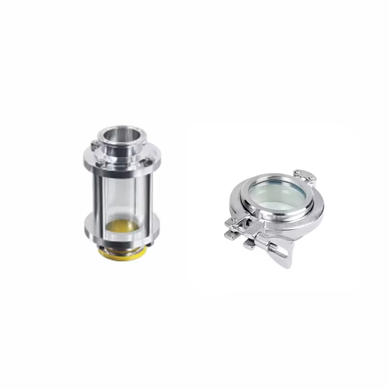 Customized Sanitary Flange Sight Glass Stainless Steel SS304 & SS316L for Pipe Fittings Pharemaceutical