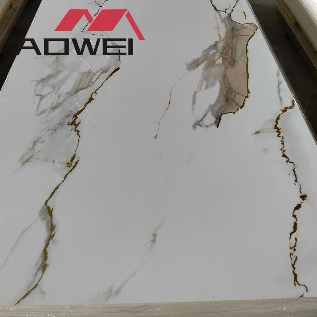 Modern Charcoal PVC Marble Wall Panels for Easy Installation