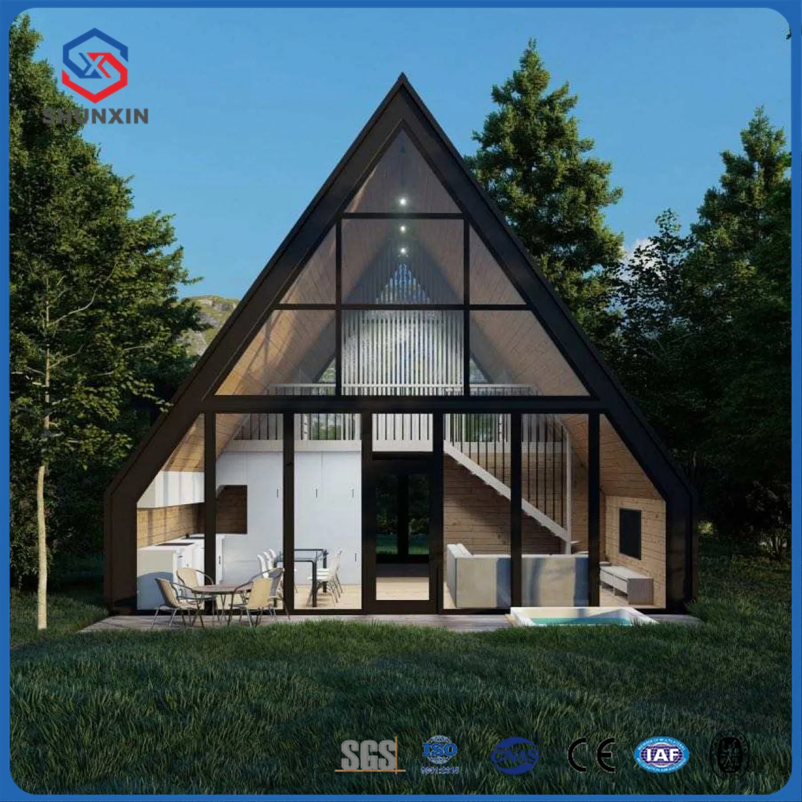 Mobile Modular Prefabricated Vessel Modern Capsule Luxury Prefab House Villa