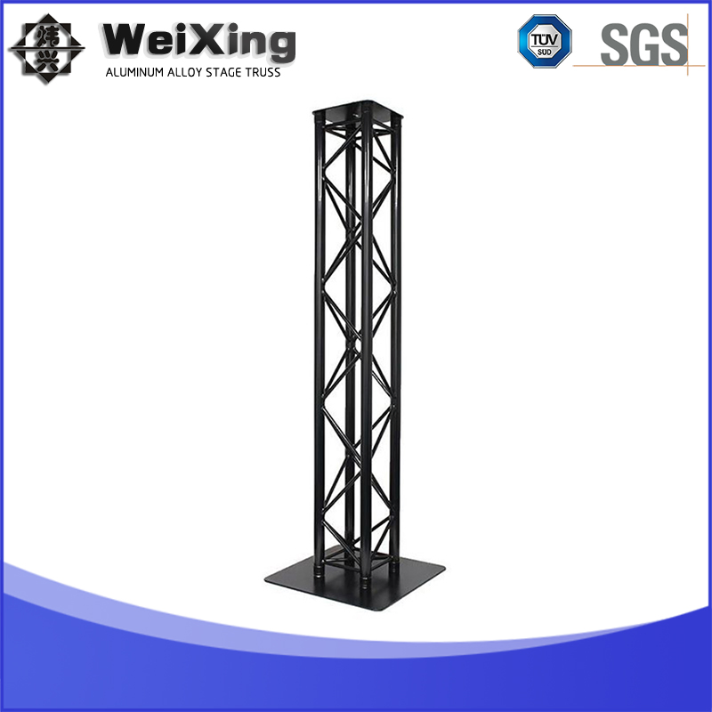 300X300mm Aluminum Spigot Black Truss Portable Aluminium Alloy for Stage Truss 290*290mm Square Spigot Truss