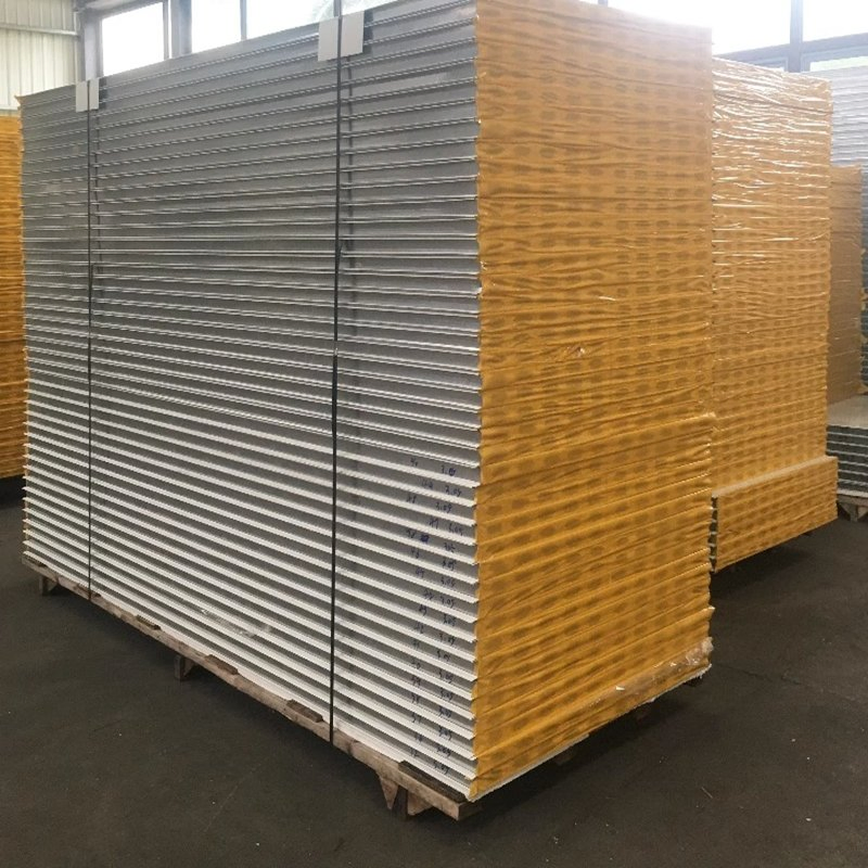 Environmental Fireproof Dxh Road and by Sea Rock Wool EPS Clean Sandwich Wall Roof Board Panel