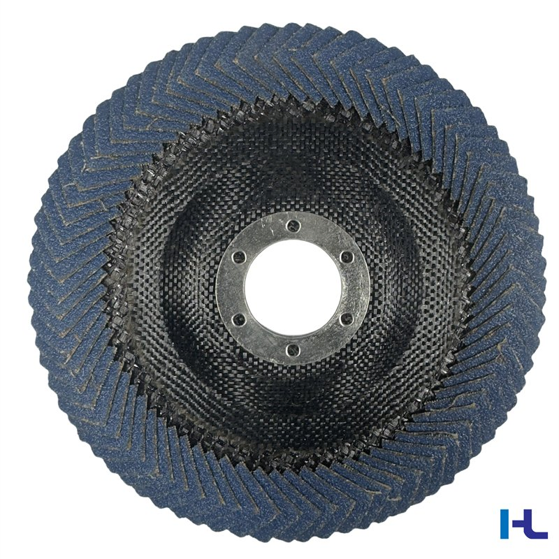 4-1/2"*7/8" Ceramic Zirconia Alumina Aluminium Oxide Silicon Carbide Curved Abrasive Flap Disc with Vsm Zk765 for Angle Polishing