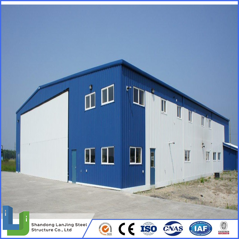 Anti-Earthquake Strong Durable Clear Span Good Quality Steel Structure Buildings with Mazzanine Floors