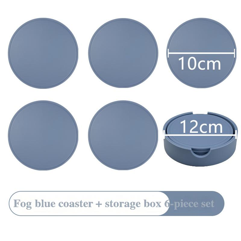 Household Kitchen High Temperature Resistant, Coaster, Placemat, Coaster, Dish Pad Silicone Round Heat Insulation Pad