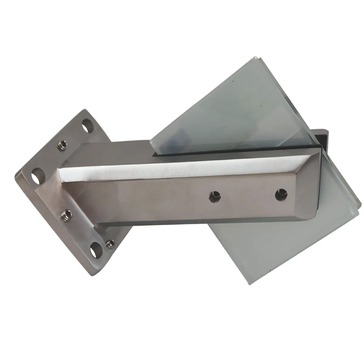 Zd Adjustable Stainless Steel Frameless Glass Spigot for Deck and Stairs Handrail Glass Railing Angle Glass Spigot