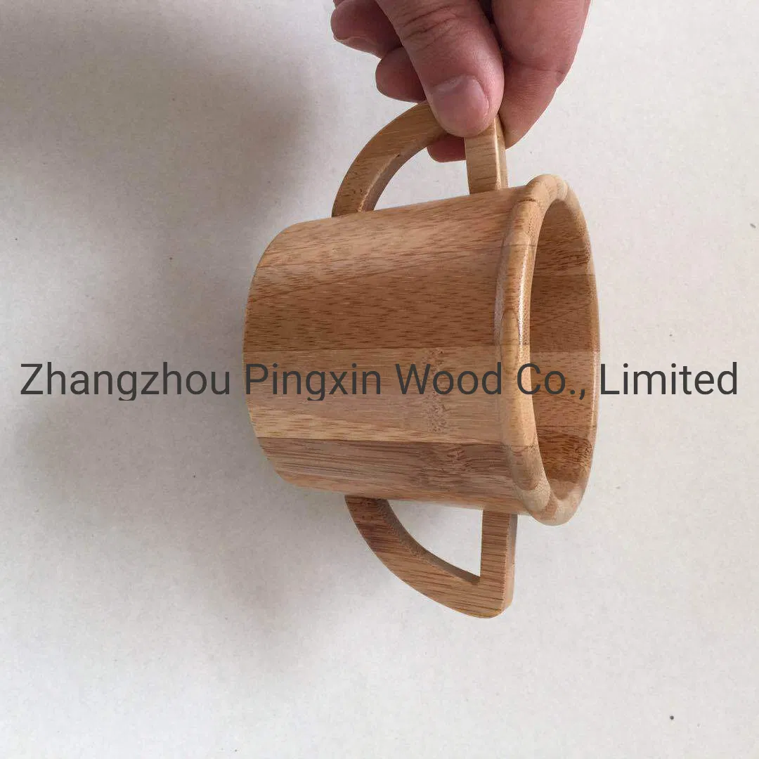 Food Grade Bamboo Cups Bamboo Coffee Cups with Handle