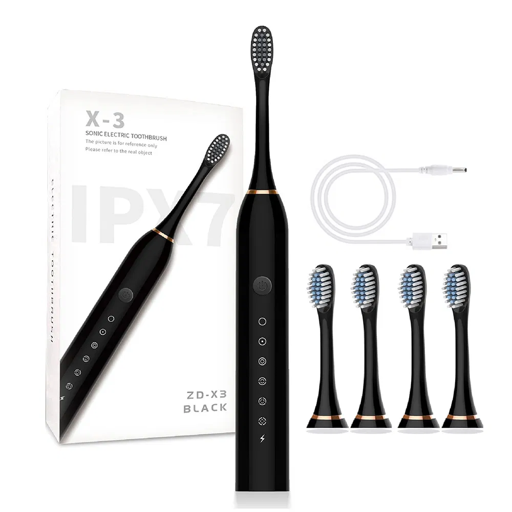 Electric Toothbrush Adult Soft Hair Household Rechargeable Waterproof Toothbrush Travel Box