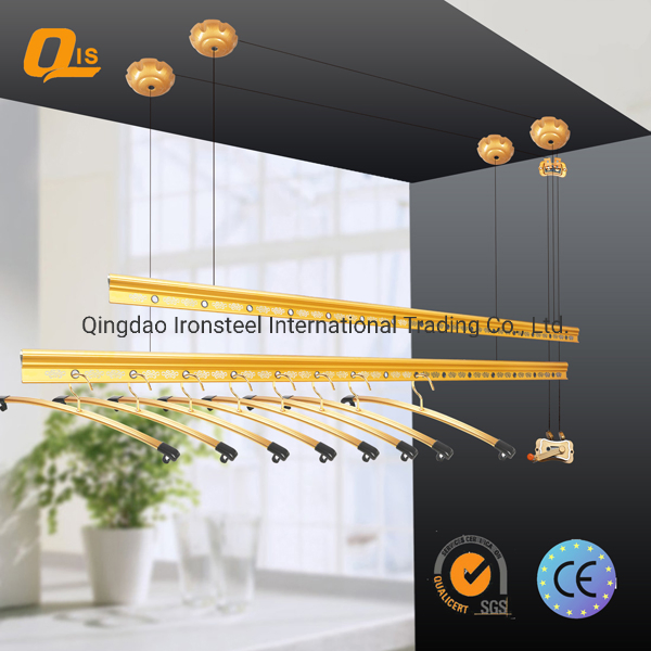 Домашняя алюминиевая сушилка для белья, подъемная