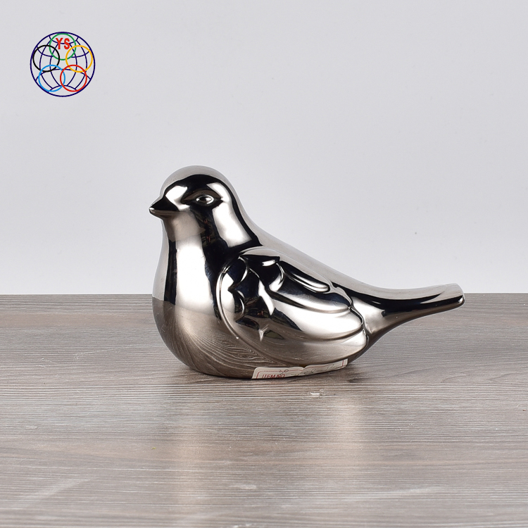 Small Home Decoration Ceramic Bird Garden Ornament