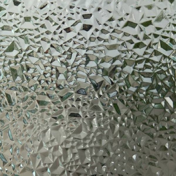 Bronze /Clear Patterned Karatachi Figured Louver Glass
