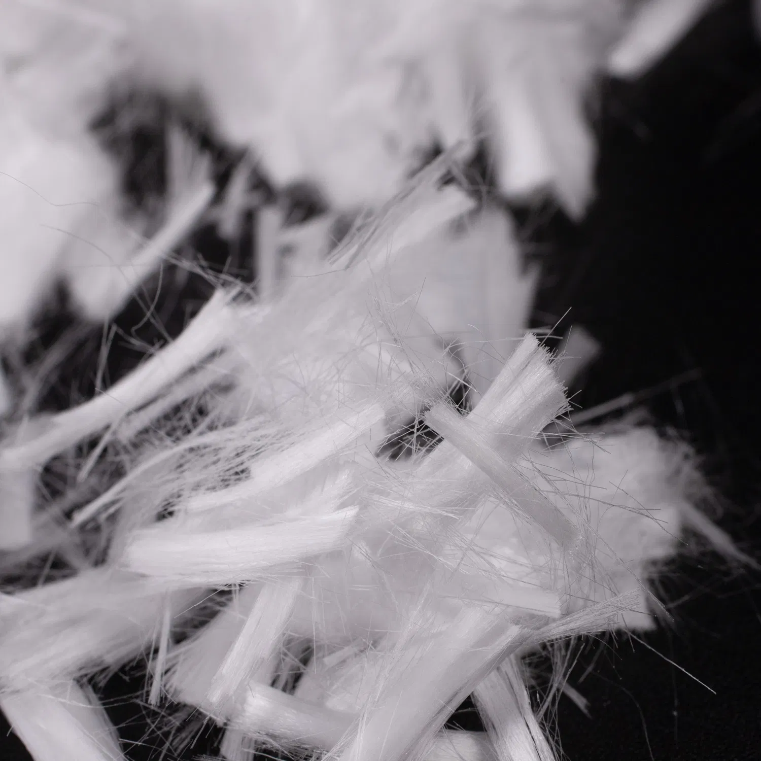 White PP Polypropylene Microfiber for Concrete