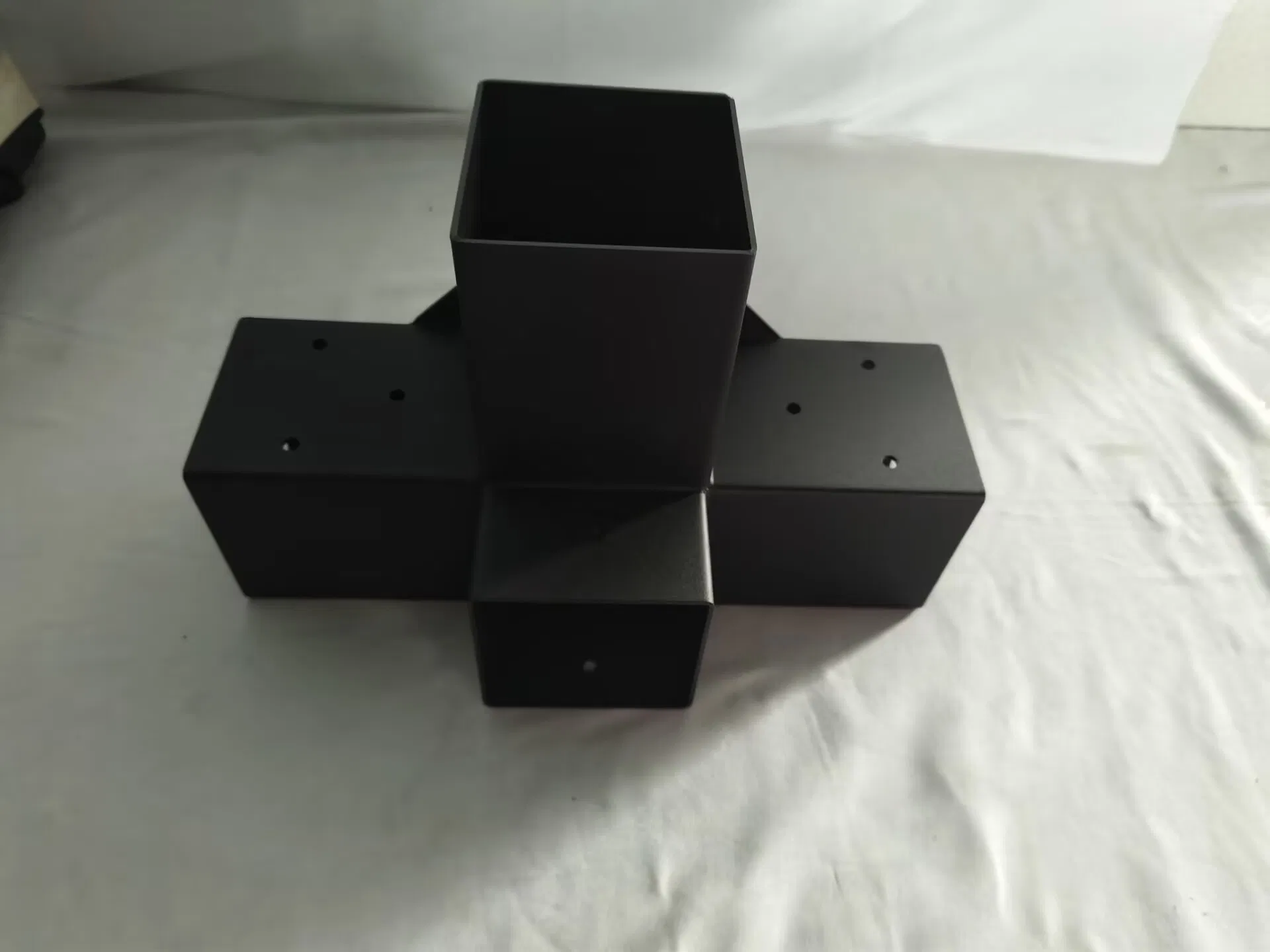 Pergola Bracket Kit 4''x4'' (Inner Size 3.6X3.6) , 4-Way Heavy Duty Corner Bracket