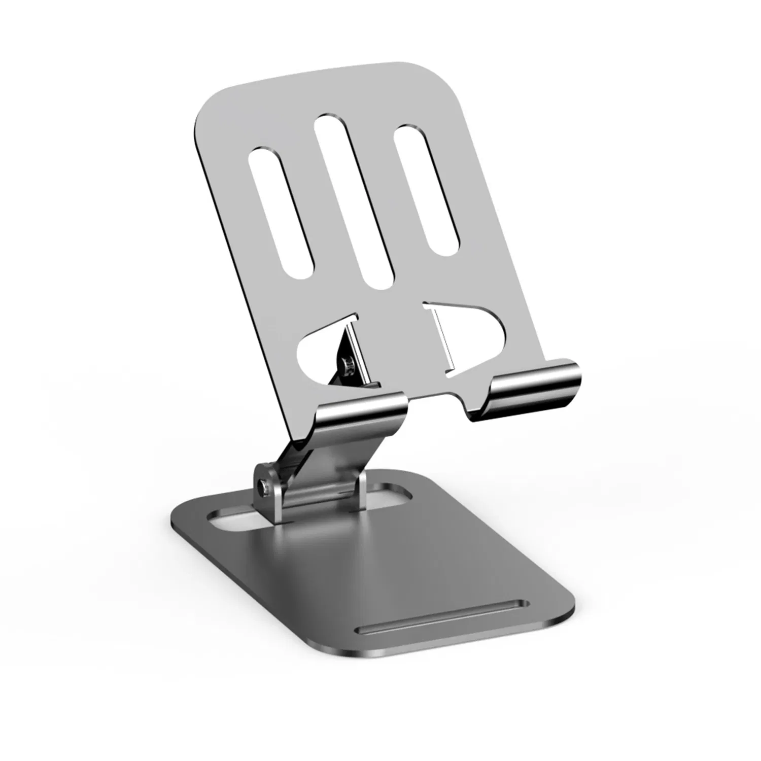 OEM All-Metal Multi-Functional Portable Folding Desktop Mobile Holder