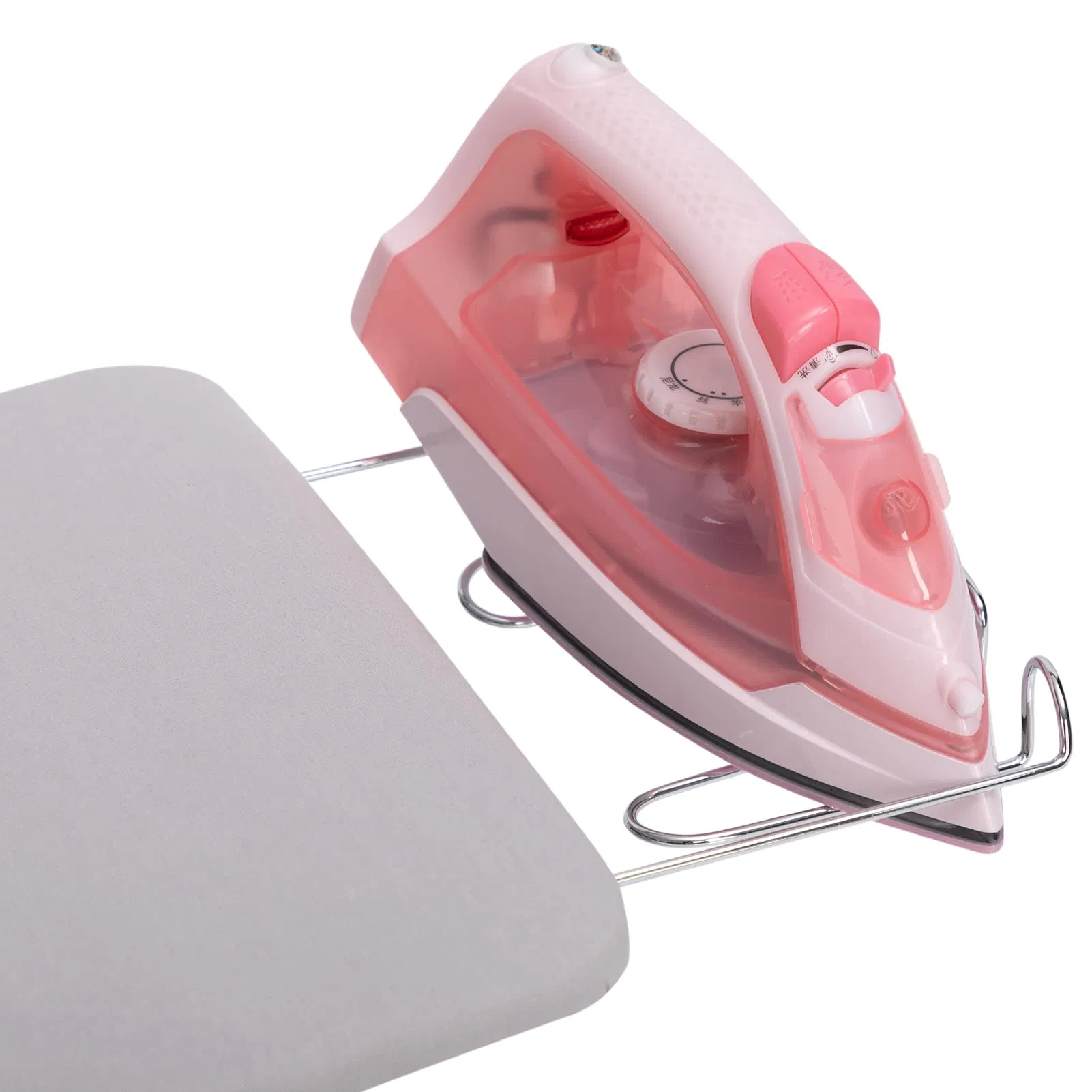 Tabletop Ironing Board Iron Holder Compact Folding Legs Cover Pad Space Saver