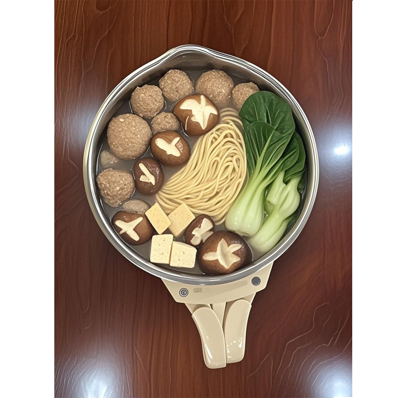 Portable 0.8L Cookware Multi-Purpose Electric Hot Pot High Quality Dormitory Student Small Electric Pot