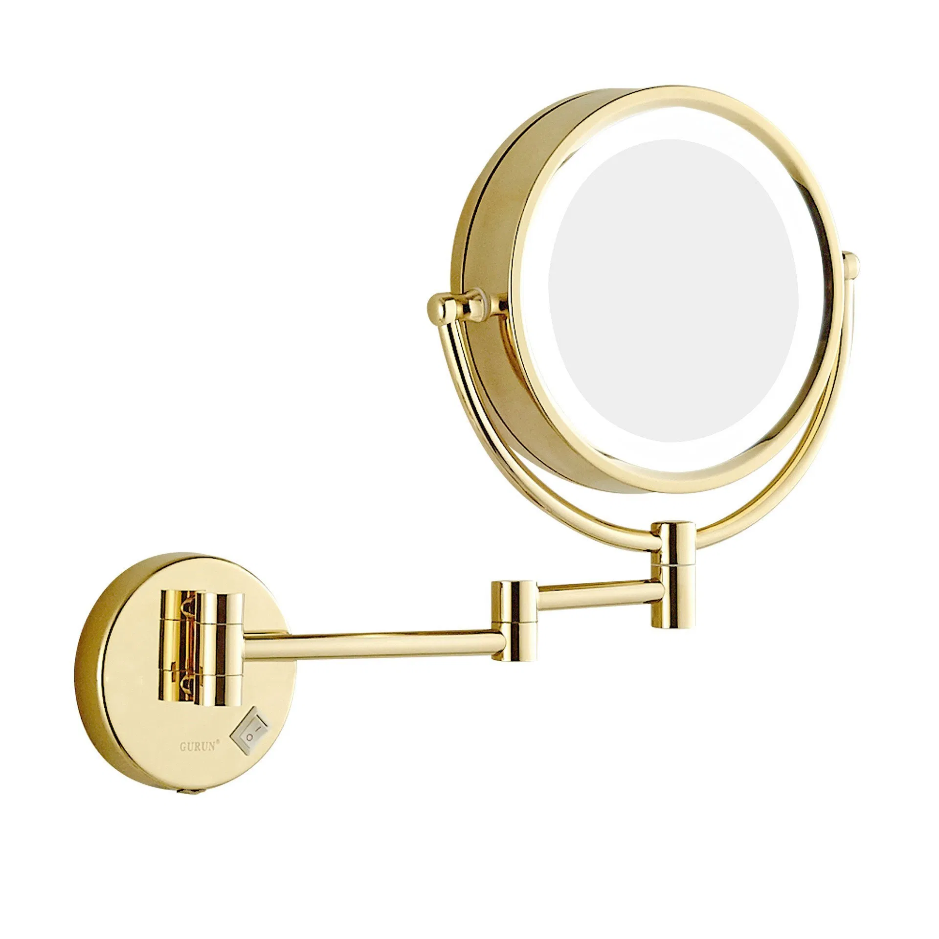 Adjustable LED Vanity Makeup Mirror with Simple Style for Makeup Professionals