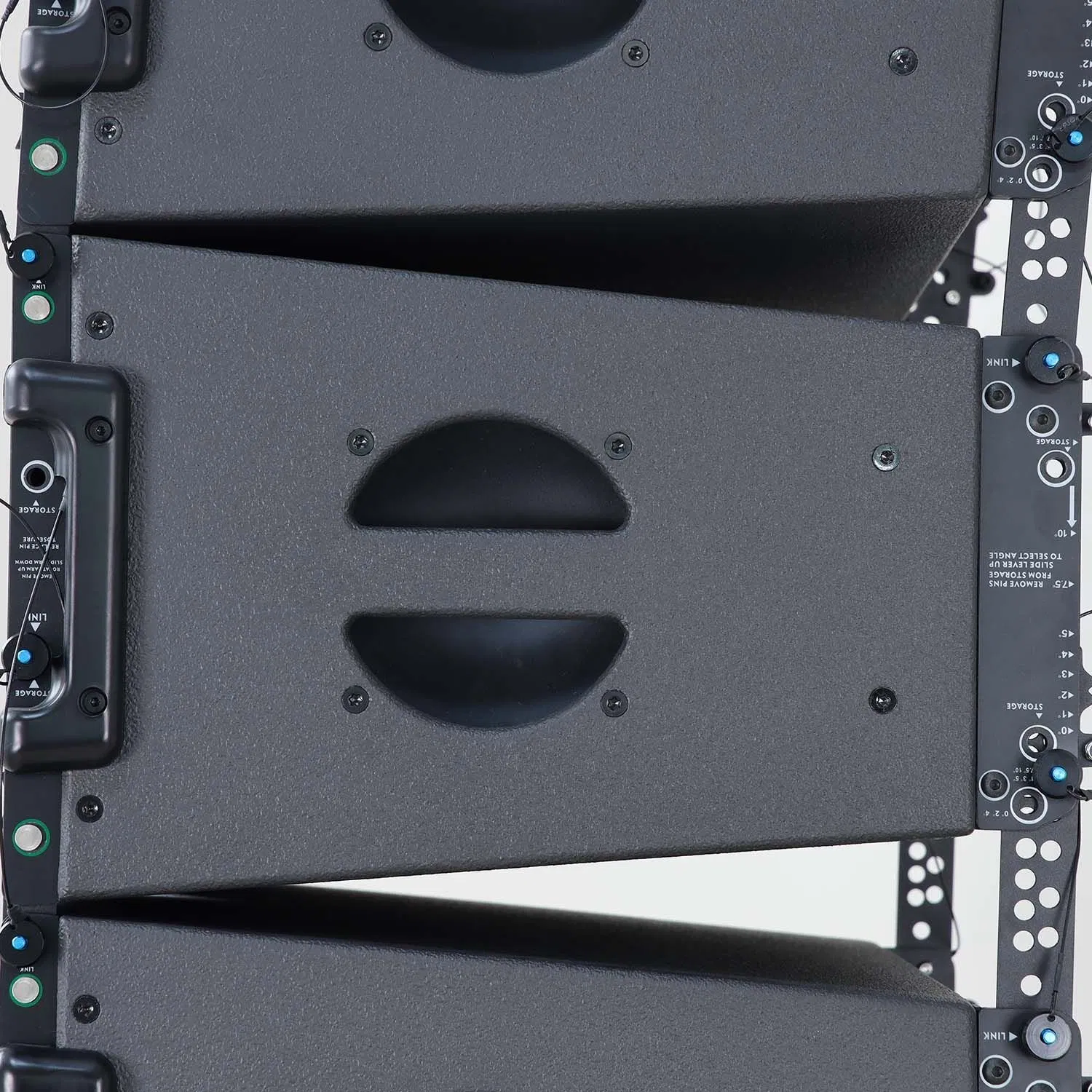 Kara Dual 8inch 2 Way Line Array Speaker with Adjustable Angle Audio Active Sound System for Touring and Live Sound Indoor and Outdoor Events Church