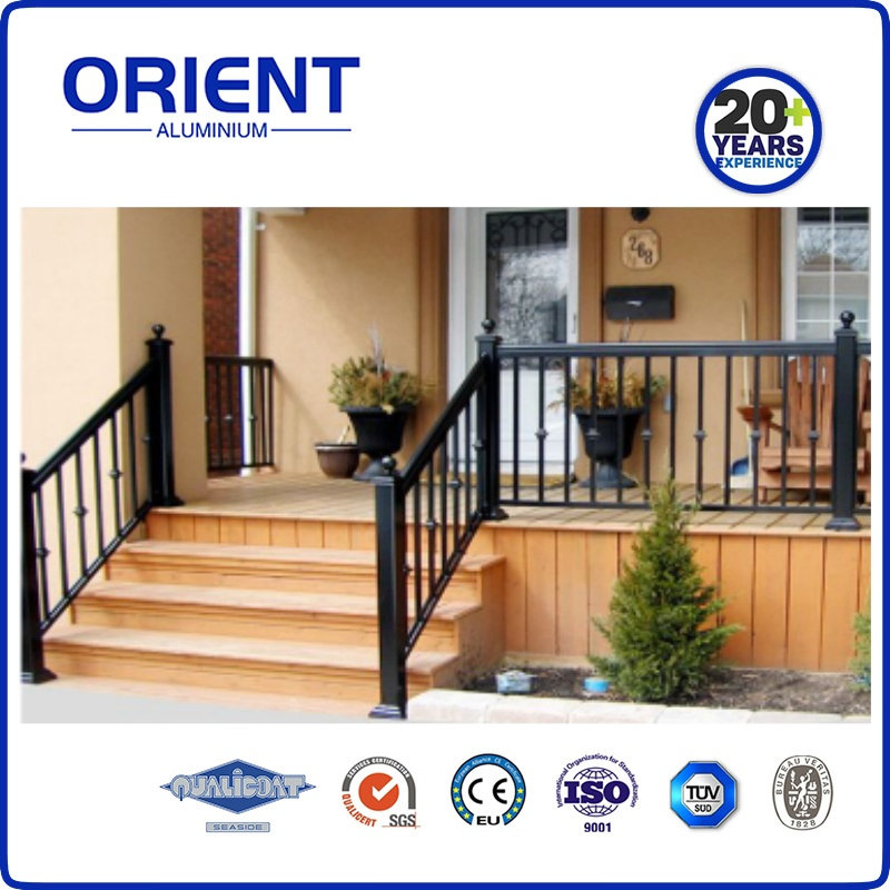 Good Design Staircase Aluminum Handrail for Aluminium Stair Handrail Railing