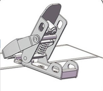 Yh1181 Hasp Stainless Steel Lock for Hardware Box Lock Aviation Box Medical Equipment Lock Box