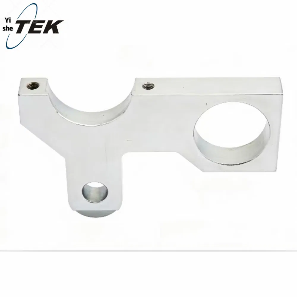 CNC Machined Aluminum Fixed Bracket for Printing Machine Shaft Assembly Bracket CNC Machinery Part