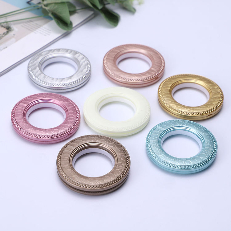 Nice Quality Curtain Eyelets Cheap Price Plastic Curtain Rings for Curtain Poles