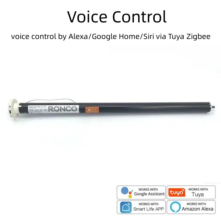 Horizontal Smart Roller Blinds Battery Motor