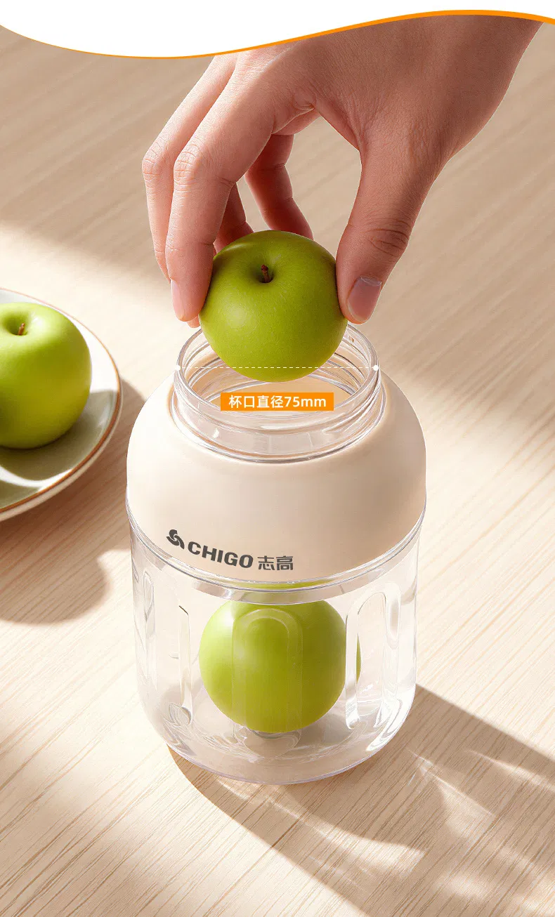 New Digital Display Mini Juicer Rechargeable Juicer High Borosilicate Glass Juicer 1L Crushable Ice Juicer
