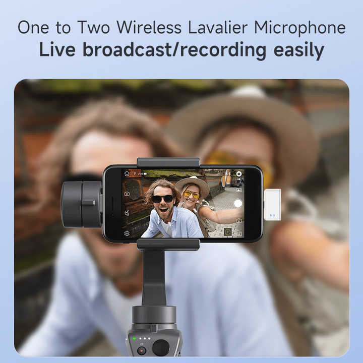2.4G Noise Reduction 3 in 1 Dual Wireless Lavalier Microphone