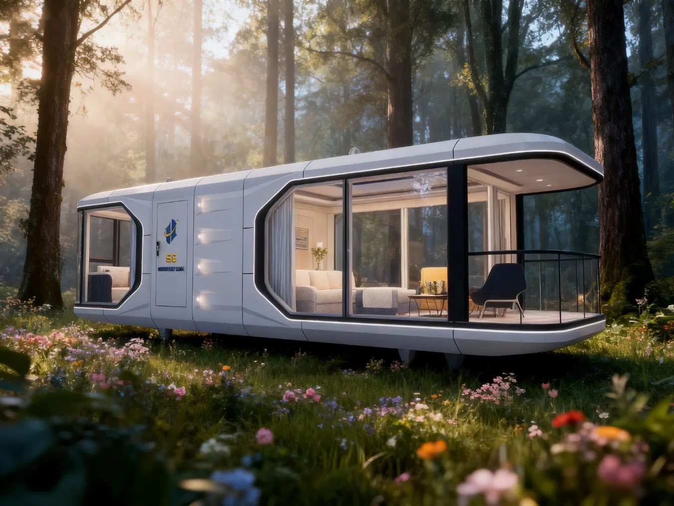 Honghuiyuan S5 Smart Modern Eco-Friendly Luxury Hotel Resort Villa Safe Anti-Corrosion Leisure Facilities Capsule House