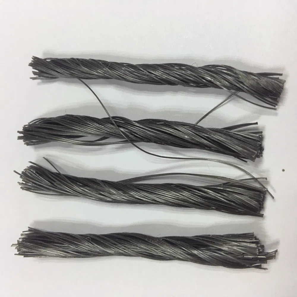 Copolymer PP Macro Synthetic Reinforcing Fibre Twisted Bundle