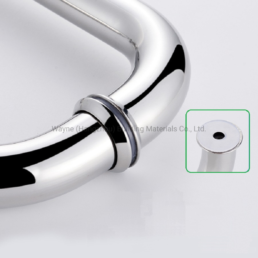 Hot Sale Bathroom Hardware Stainless Steel Tubular Shower Room Handle Glass Door Handle VSH2101