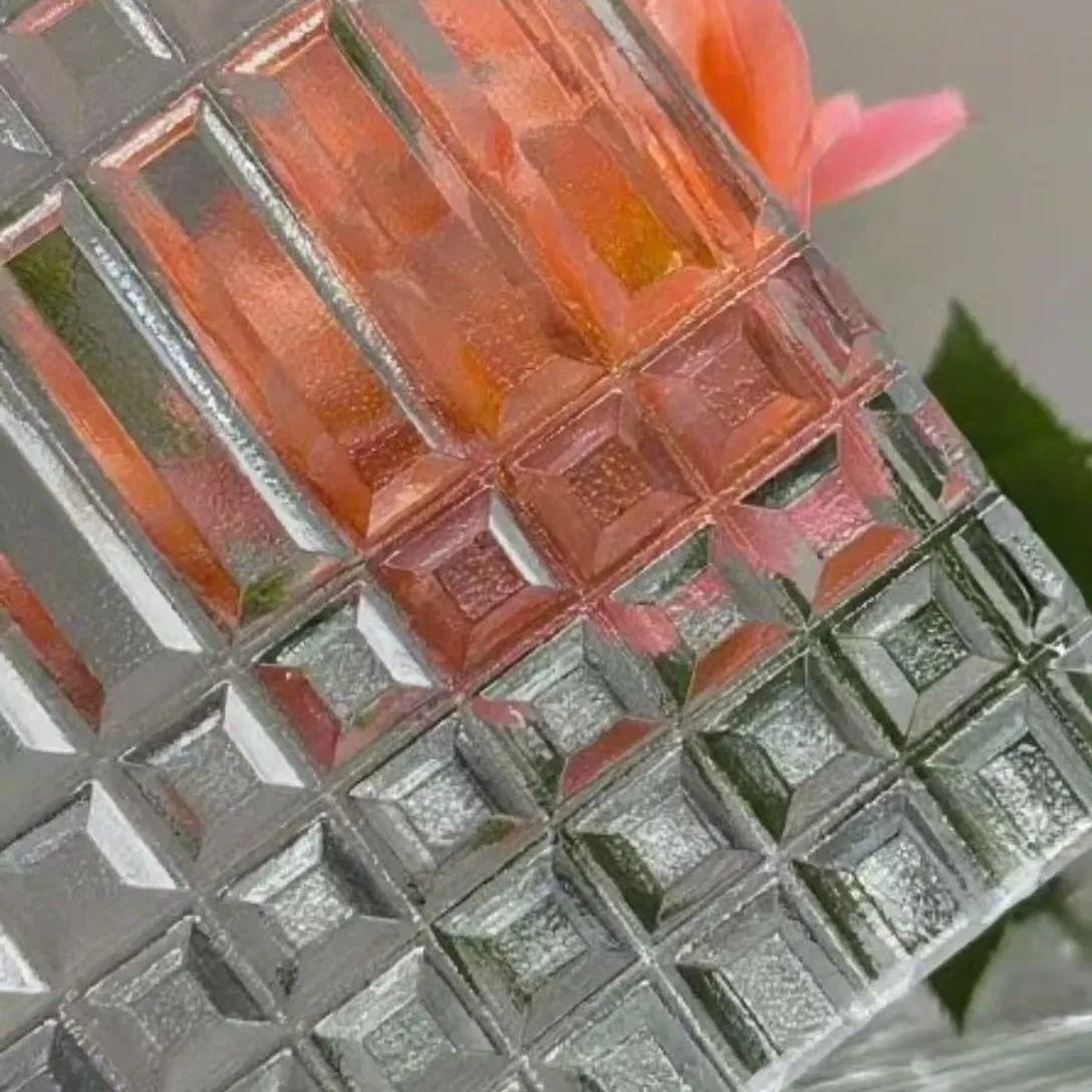 5mm/6mm/8mm/10mm Decorative Carved Glass for Furniture