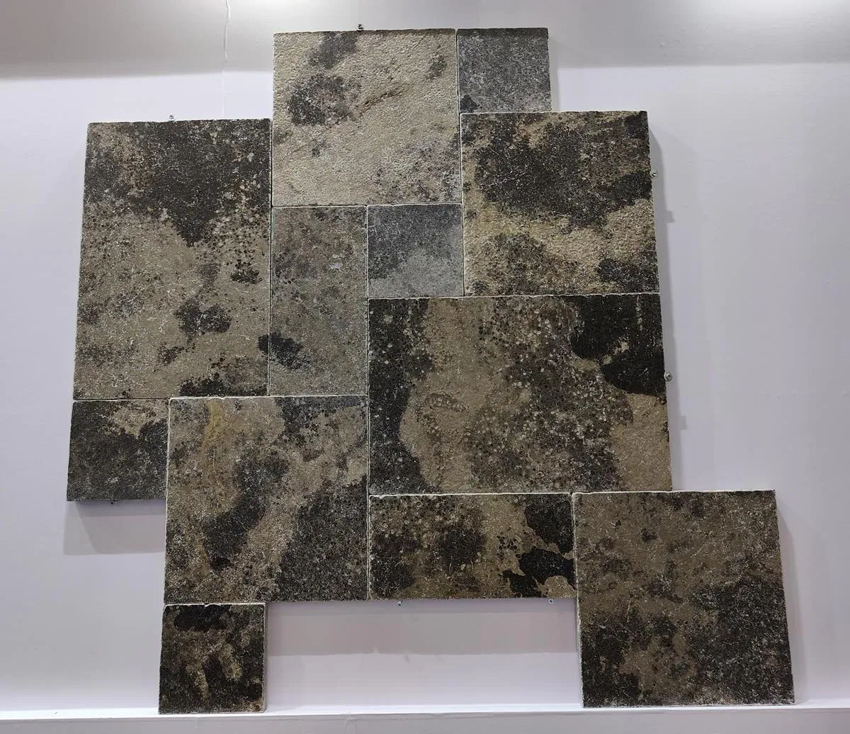 Wholesale Cross Cut Honed/Natural Split Bluestone Outdoor French Pattern Paving Stone