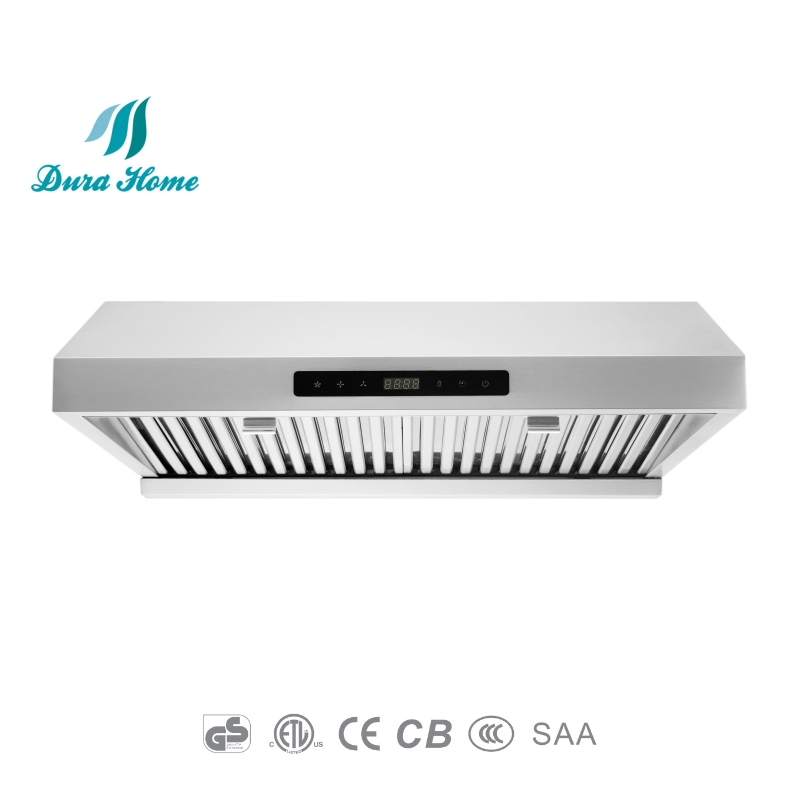 Powerful Stainless Steel Kitchen Chimney with 900 Cfm Suction Range Hood Cooker Hood Kitchen Chimney