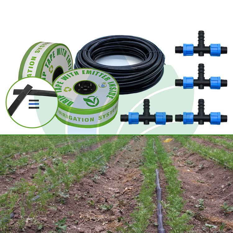 Irrigation Plastic One Barb Tape Fittings Tee for Drip Tape