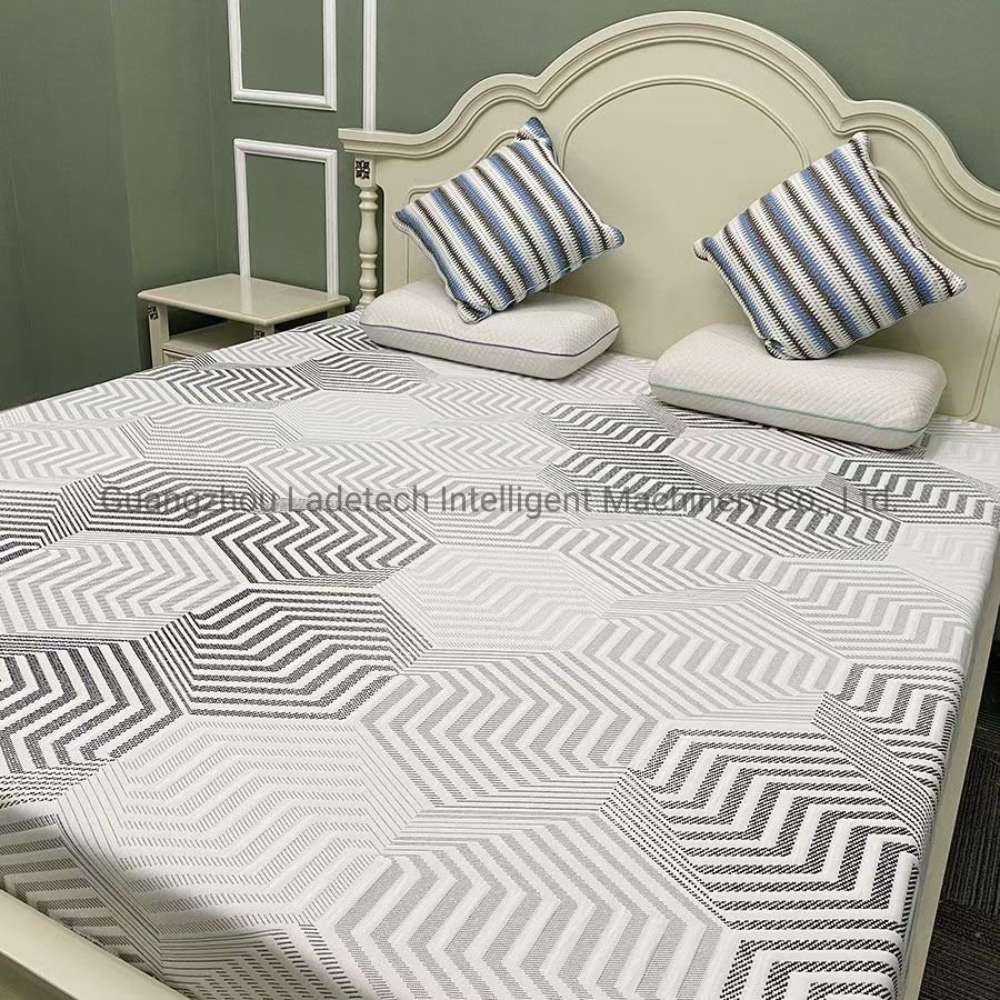 LDT-ZJB 180-450GSM Mattress Bamboo Jacquard Knitted Fabric Mattress Fabric Whole Sale