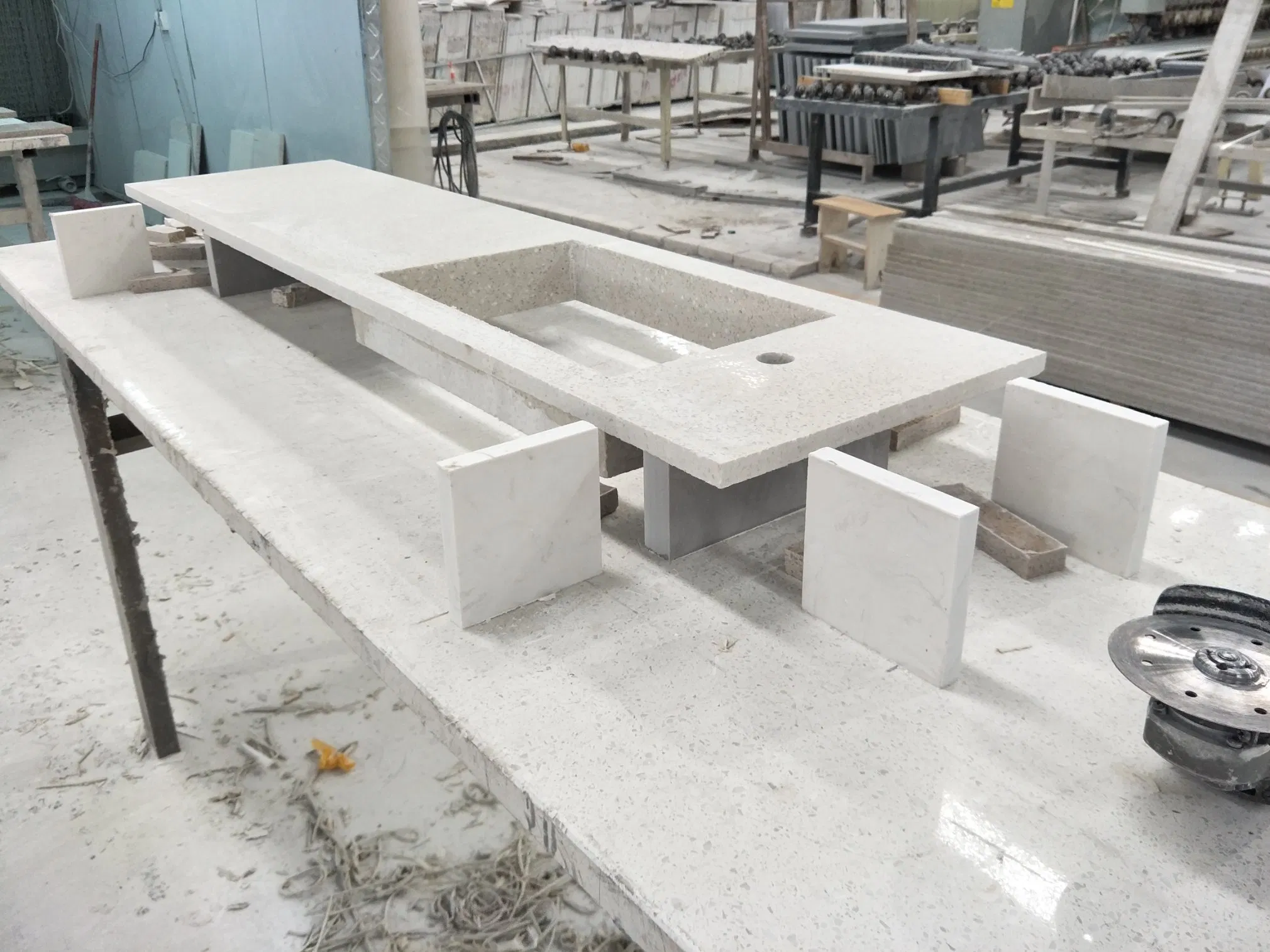 Hot Sale Artificial Terrazzo for Floor Tiles/Wall Tile/Kitchen Top/ Table Top/ Indoor and Outdoor