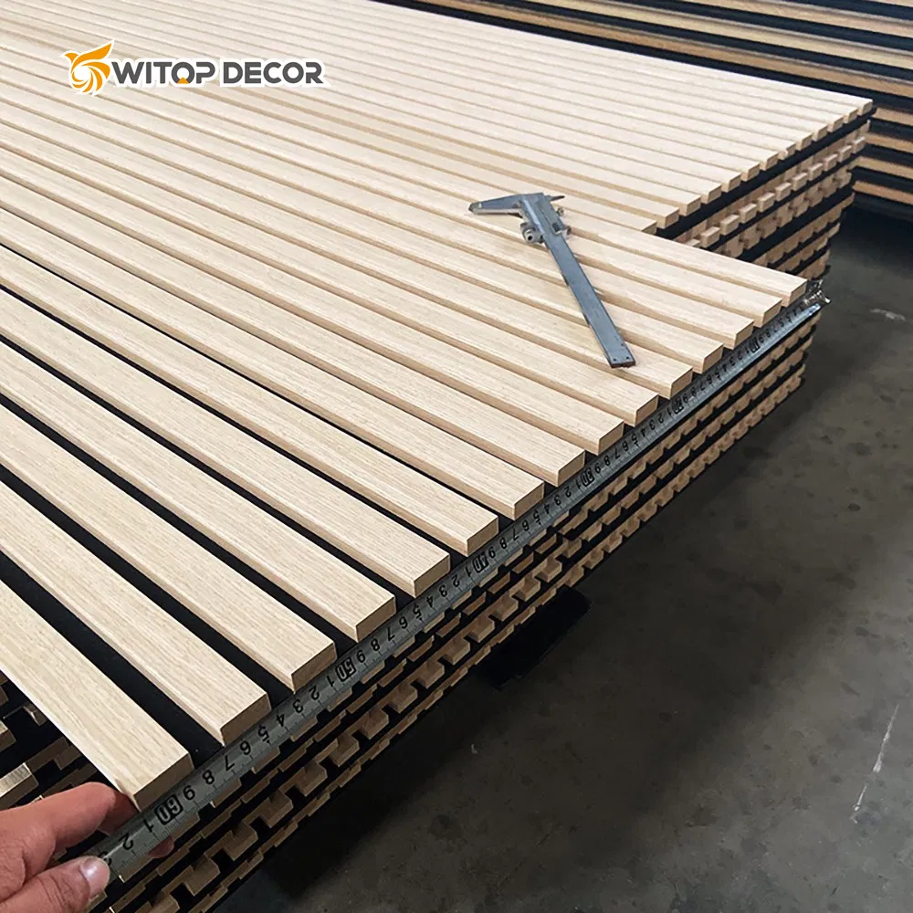 Witop Decor Indoor Acoustic Wood Wall Panel Akupanel Sound-Absorbing Panels