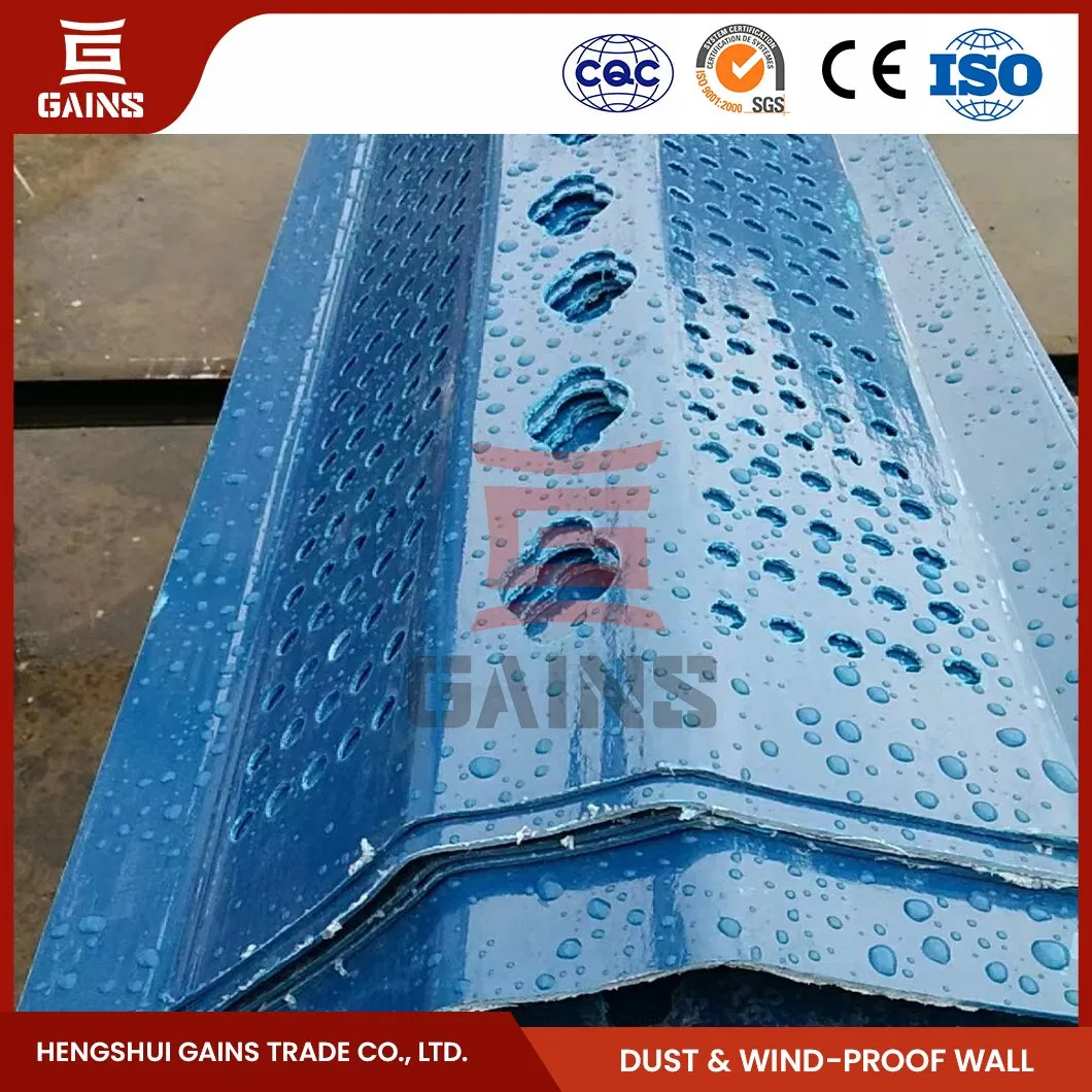Gains Multi Colored Wind Breaking Wall Wholesaler Wind Dust Protection Fence China Novel Wind-Proof and Dust Suppressing Wall
