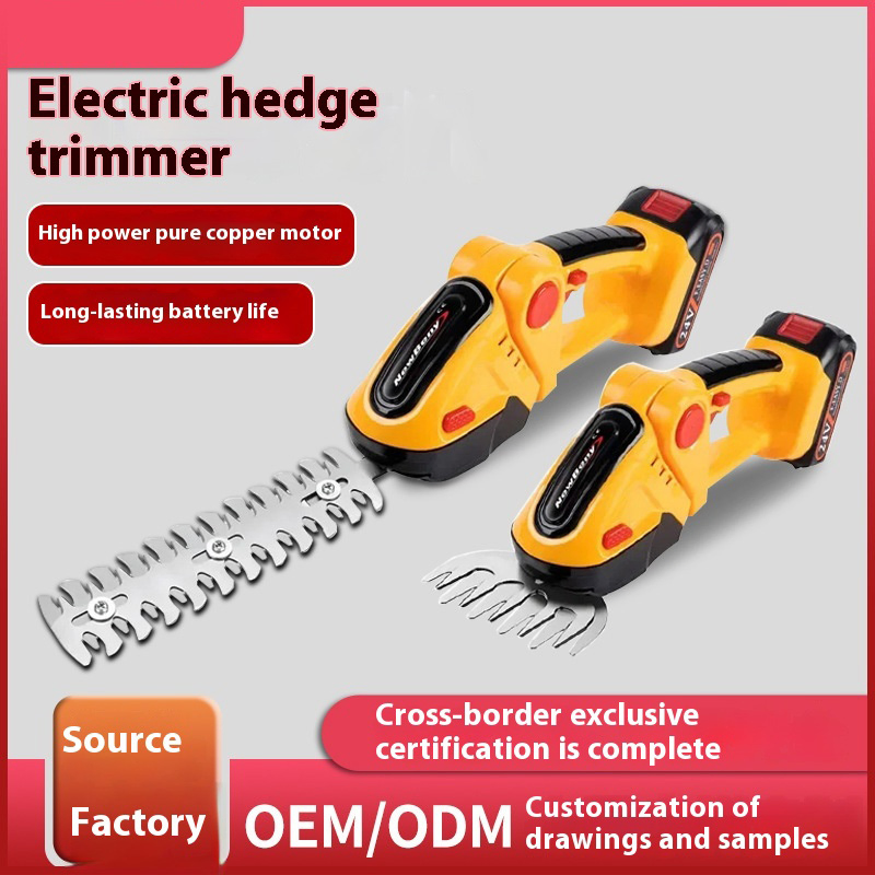 Green Industrial Grade Electric Wear Resistant Domestic Tea Tree Hedge Trimmer