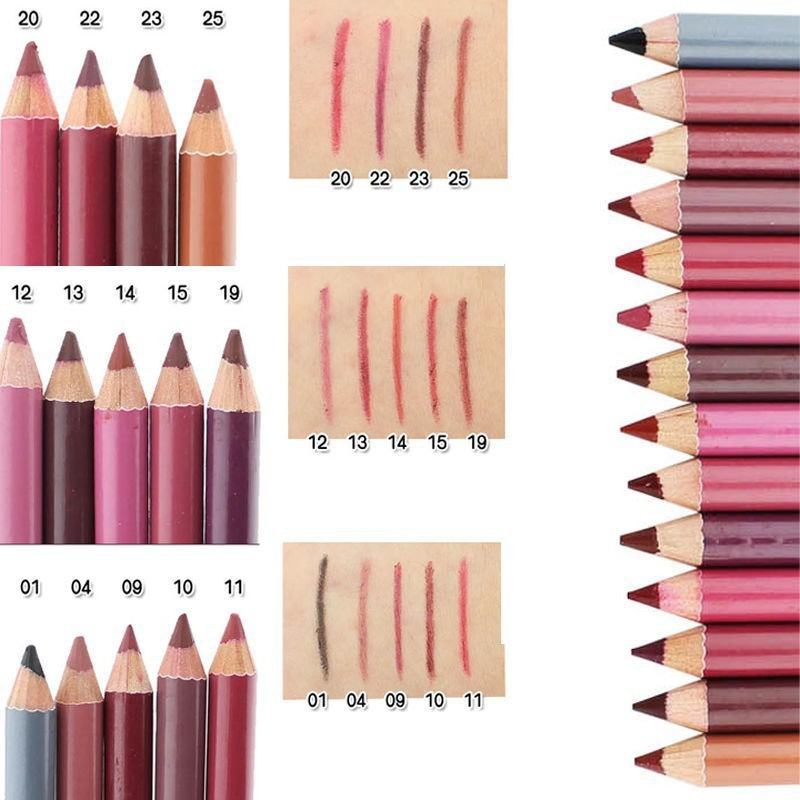 Women's Professional Lipliner with Waterproof Long Lasting Colors 15cm