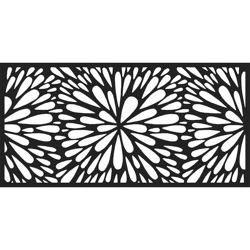 Decorative Fence Garden Borders Outdoor Metal Aluminum Steel Fence Laser Cut Partition