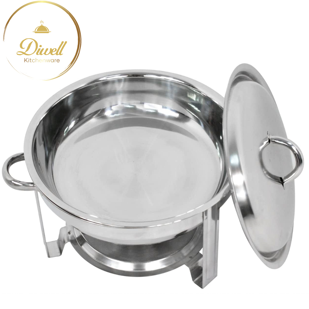 Commercial Hotel Food Display Warmer Glass Top Buffet Chafing Dish