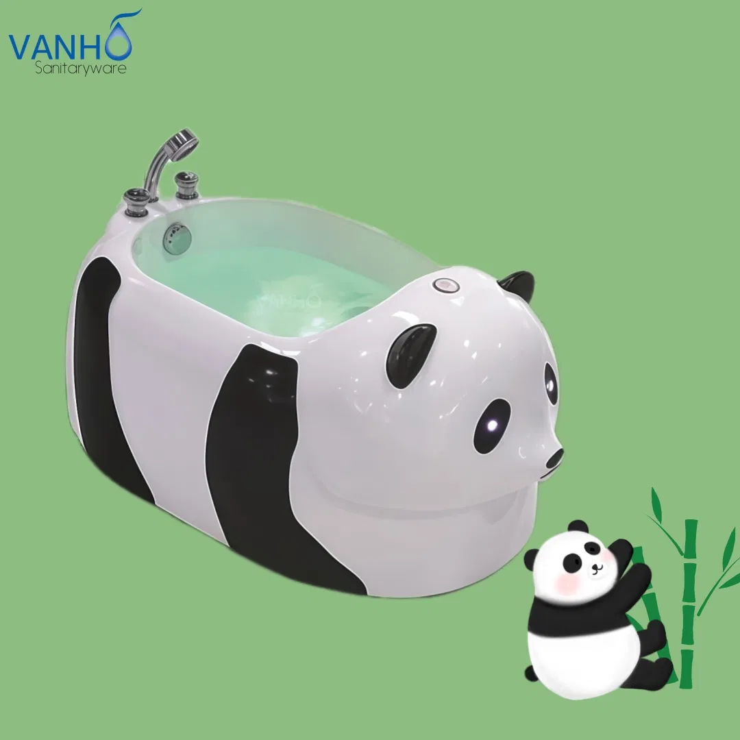 Детская ванна-массажер в форме панды