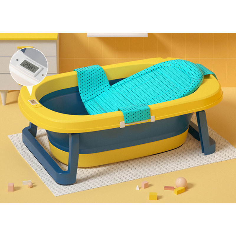 Baby Bathtub with Thermometer Show and Bath Net, Baby Product