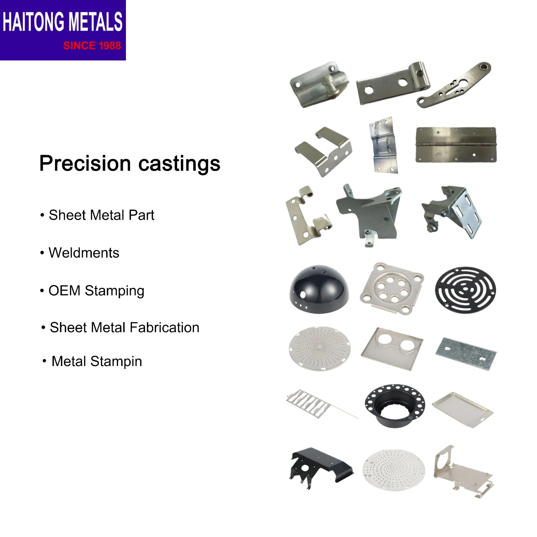 Industrial Heavy Duty Thickening Hinges Custom Sheet Metal Fabrication Metal Stamping Parts for Machinery Equipment