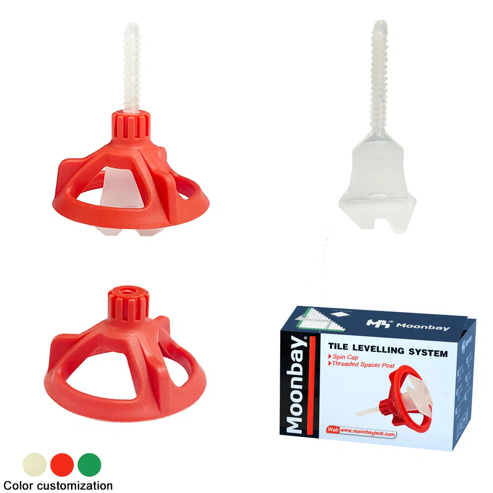 Plastic Ceramic Tile Deck Leveling System Spin Tile Leveling System Caps