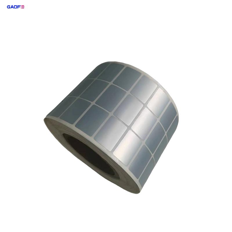 Strong Adhesive Oil Paint Surface Silver Blank Pet Matte High Temperature Sticker Roll Pet Label